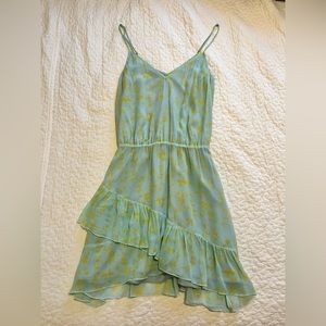 Karina Grimaldi Floral Love Print Cocktail Mini Dress Size Extra Small XS